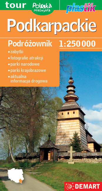 Podkarpackie. Podróżownik 1:250 000