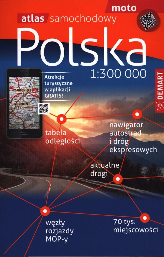 Polska Atlas Samochodowy 1:300 000